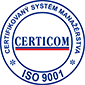 ISO certifikát CERTICOM